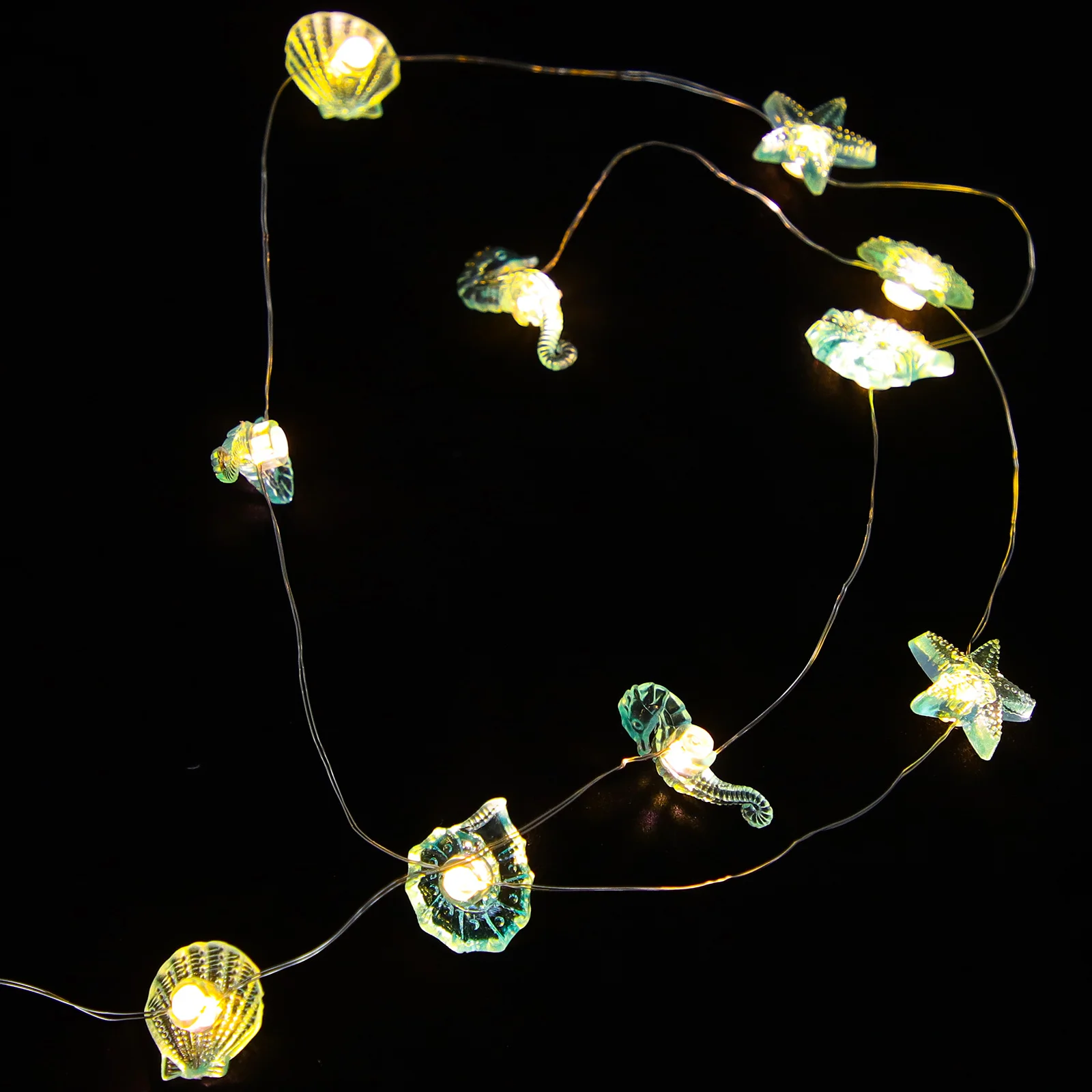 

Ocean Themed Decorative String Lights Copper Wire USB Powered Marine Light String Beach Room Bedroom Decor Party Lighting