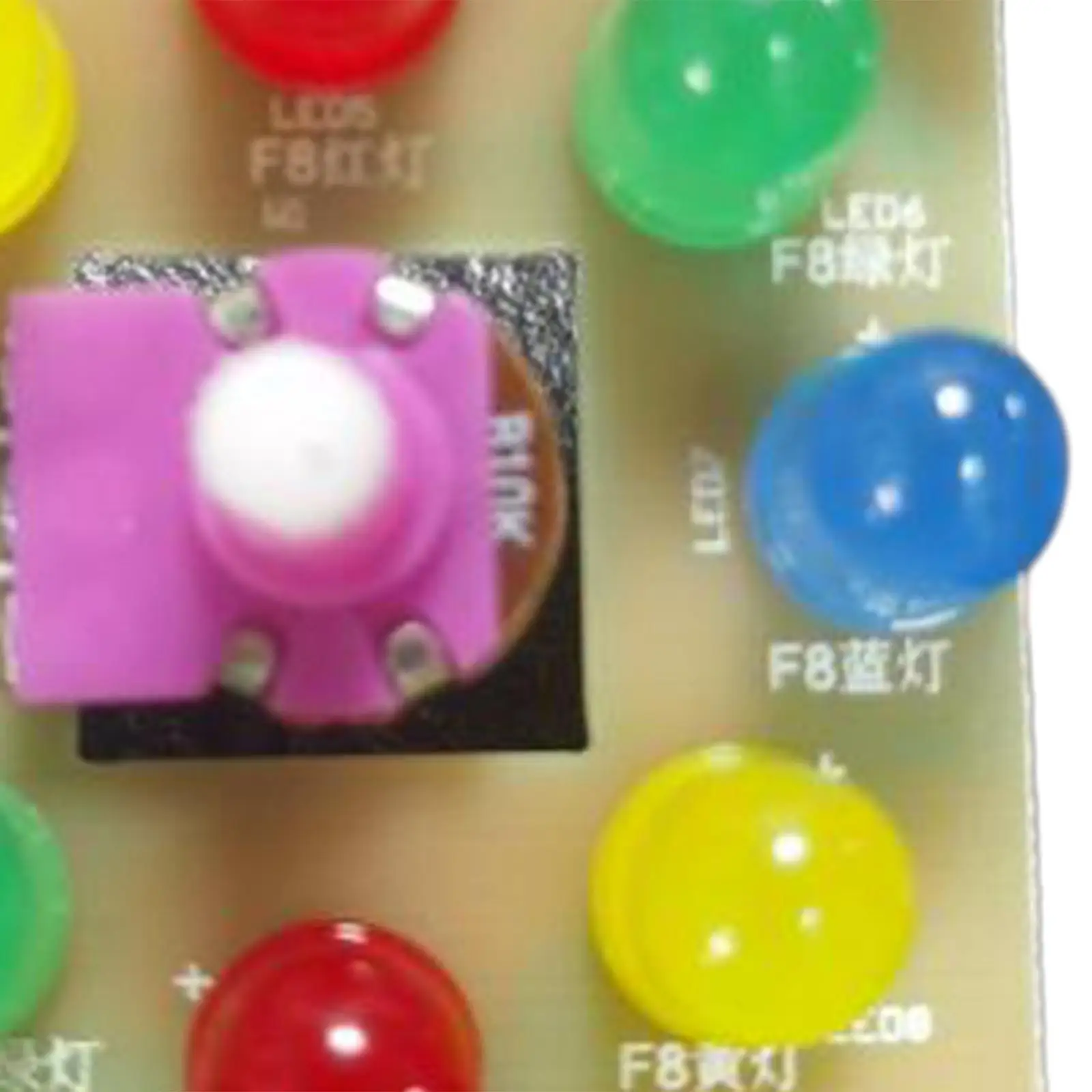 Lámpara de interruptor de circuito LED Montessori, juguete de tablero ocupado, 8 LED, educativo