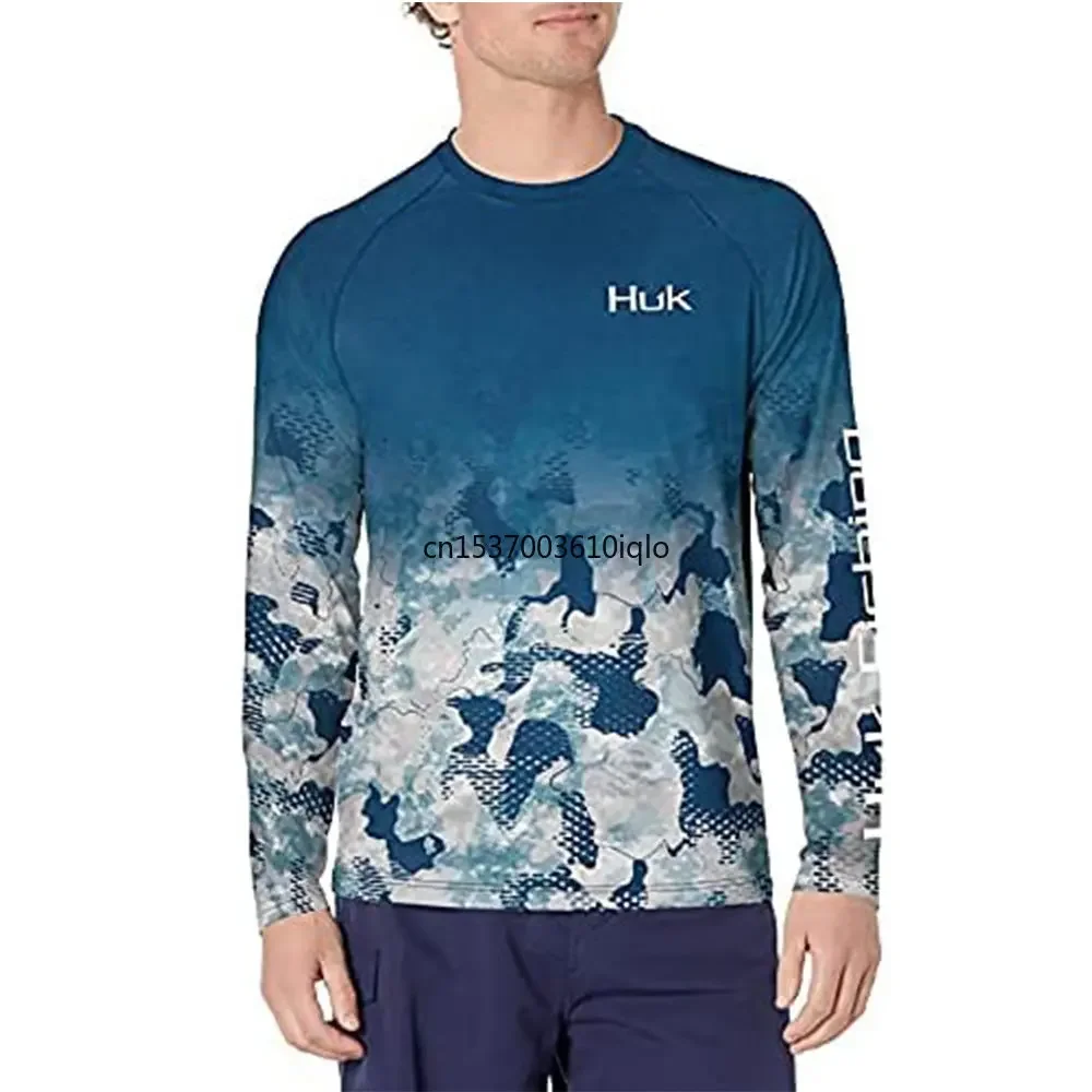 

NEW 2023 Men's Fishing Shirts Long Sleeve UV Protection Professional Sportswear Summer Outdoor Quick Dry Fishing Clothes