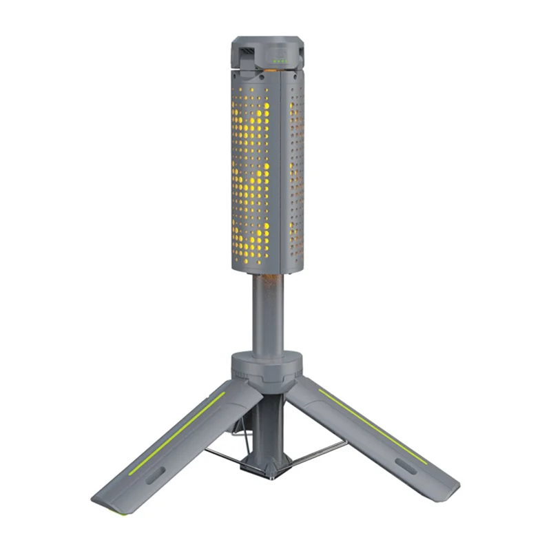 ABZV-Telescoping Camping Lantern Rechargeable Outdoor Portable Camping Lamp Fishing Flashlight Telescopic Light