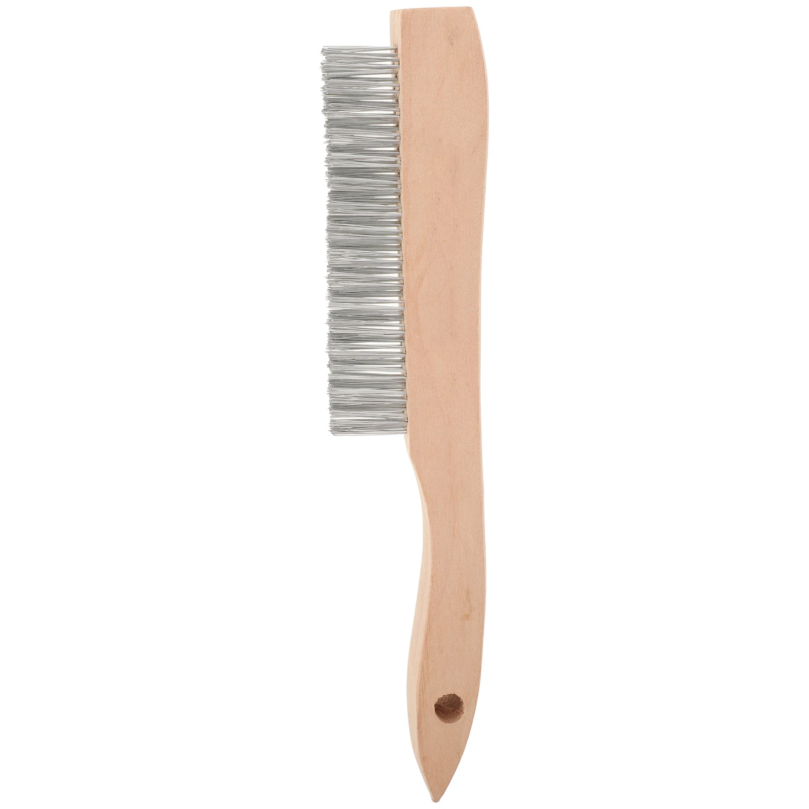 

Steel Wire Brush for Cleaning Rust Paint Removal with Comfortable Wood Handle Heavy Duty Wire Brushes for Home Use