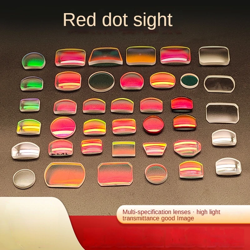 Red Dot Sight: Multi-specification red dot lens, lens grab-eye lens, optical lens, high light transmission