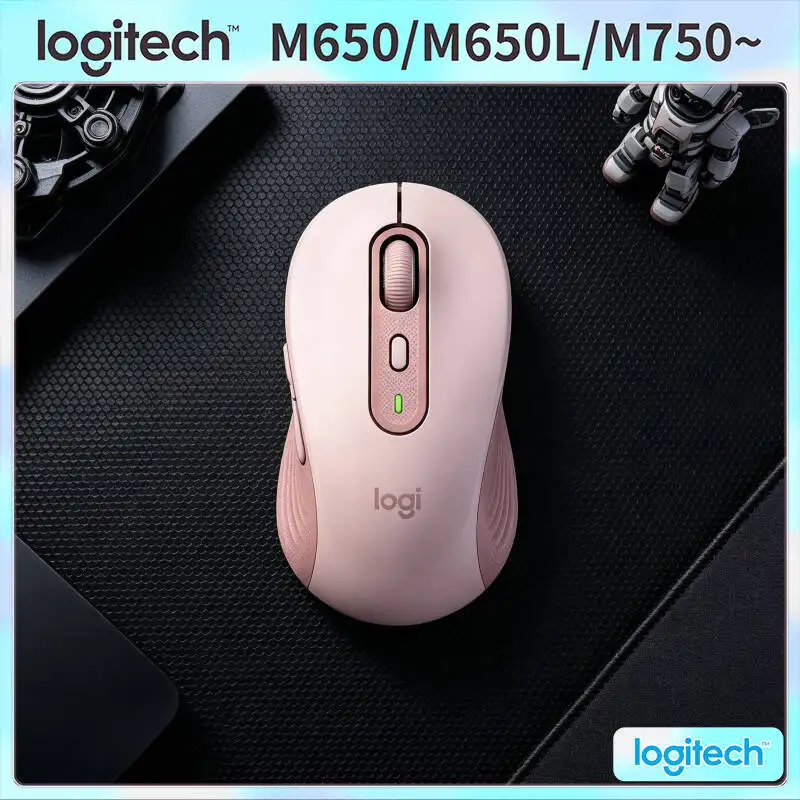 

Logitech M650/M650L Wireless Mouse - 400-4000 DPI, 5 Custom Buttons, 90% Reduced Noise, 24-Month Battery Life