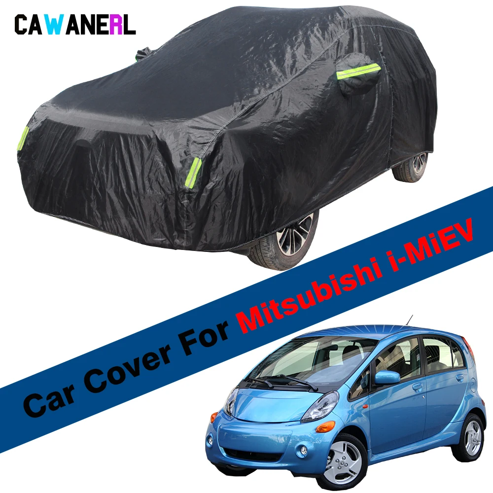 

Car Cover Waterproof Summer Anti-UV Sun Shade Winter Snow Rain Protection Windproof Auto Cover For Mitsubishi i-MiEV iMiEV