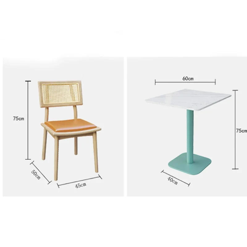 

-wood Milk Tea Shop High Legged Chairs Hamburger Shop Cafe Dining Restaurant Dining Table And Bar Chair