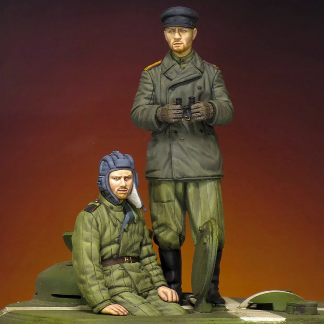 

1/35 Resin Model Figure GK ,2 Figure , Unassembled and unpainted kit