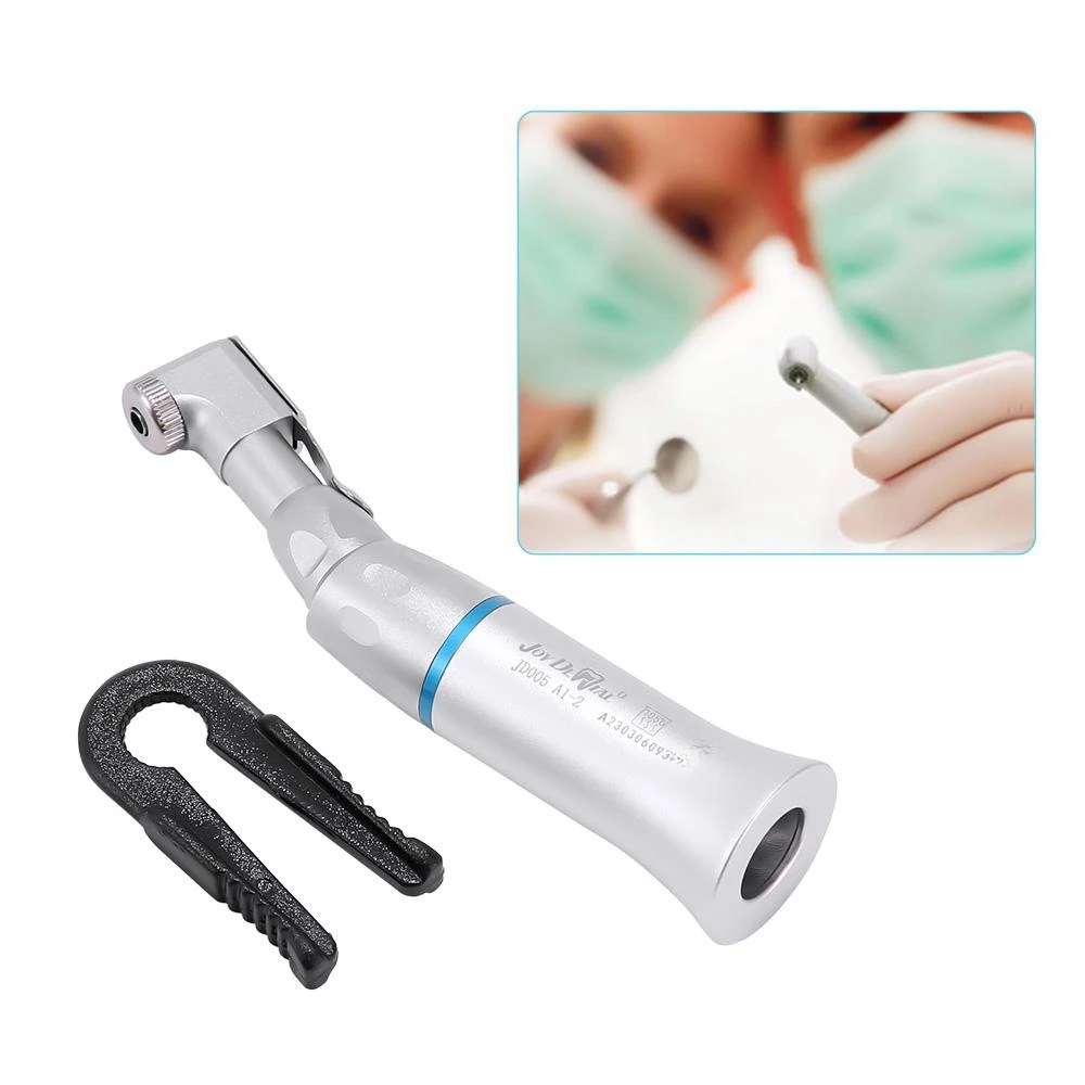 JOY DENTAL Dental Slow Low Speed Handpiece Latch Contra Angle Fit for Lab or E-type motors