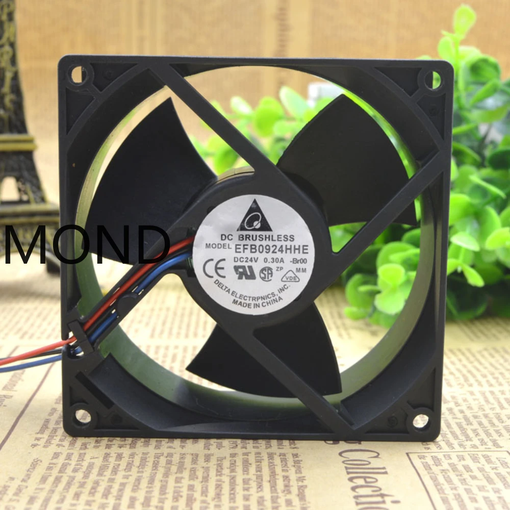 Delta EFB0924HHE 9038 24V 0.30A 9CM Inverter Cooling Fan