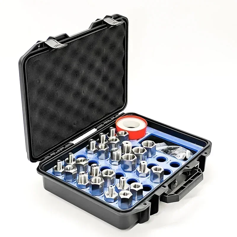 

Hot SalesVarious Connectors Pressure Calibration Adapter Attachment Joint Set Of 25 Pieces