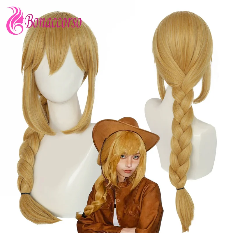 

Pony Friends Applejack Cosplay Wig Anime The Pony Cartoon Synthetic Long Straight Wig Cute Girl High Quality Wig Halloween Party