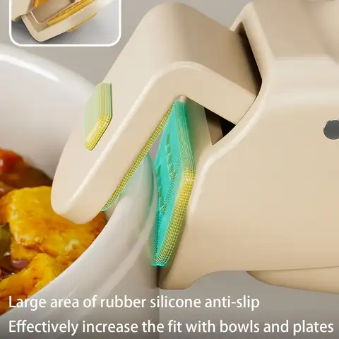 Maniglia rimovibile per pentole Maniglia per padella per cucina Maniglia per padella antiscottatura Accessorio per pentole per ciotola Piatto