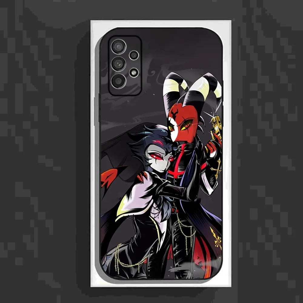 H-Helluva Boss Phone Case For Samsung Galaxy A13,A21s,A22,A31,A32,A52,A53,A71,A80,A91 Soft Black Cover