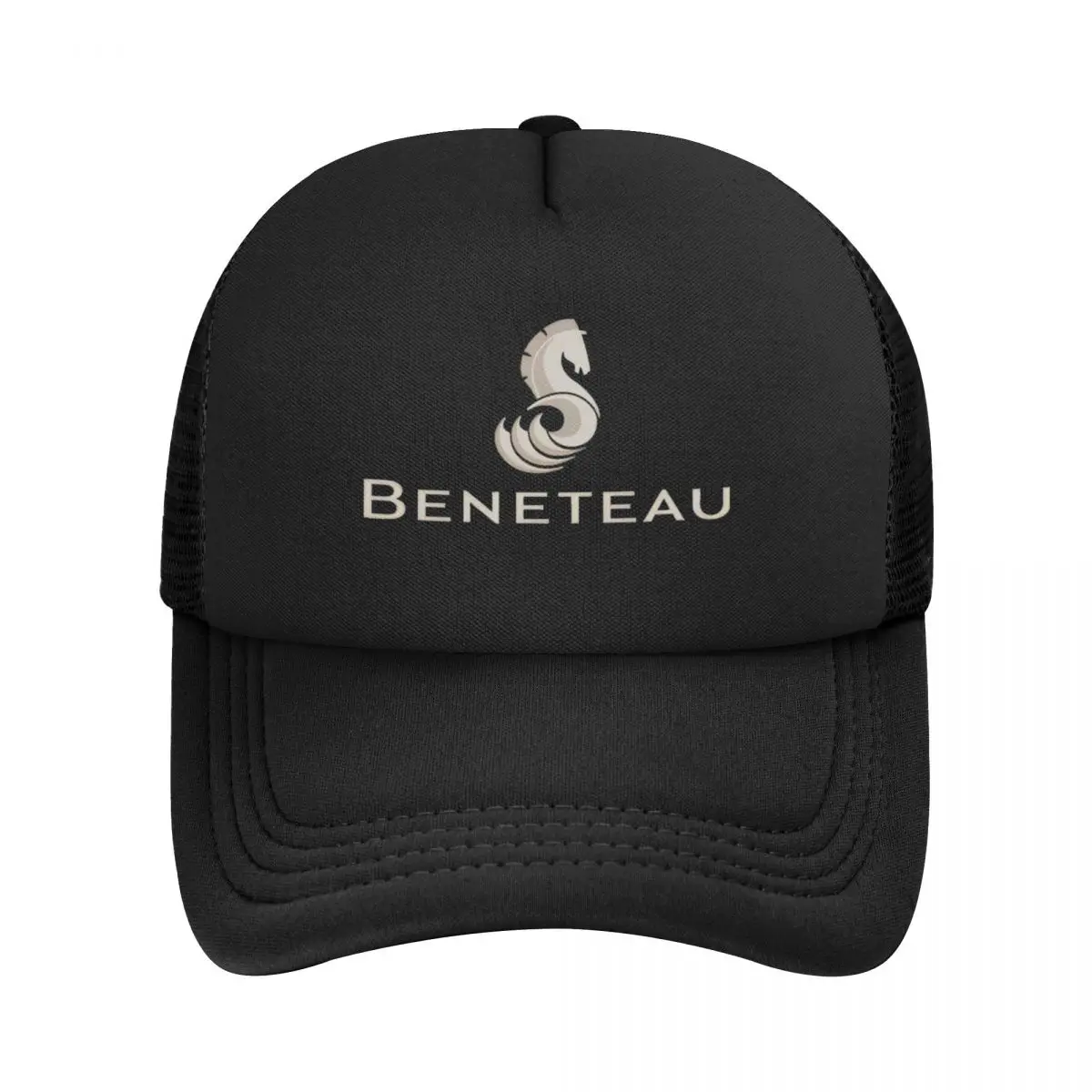 Beneteau Motorboats Mesh Baseball Cap Unisex Hip-Hop Sun Hats Hats Breathable Polyester Dad Hat Autumn Trucker Hat