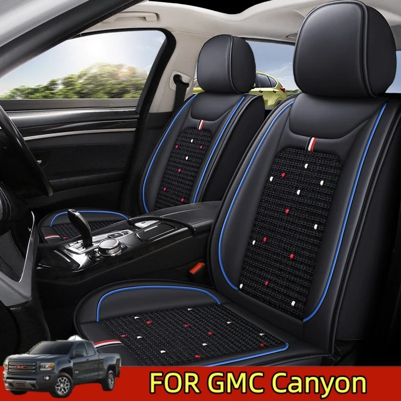 

FOR GMC Canyon Seat Cover L LE XLE LE Eco Sedan 2014 2015 2016 2017 2018 2019, Luxury Leather Seat Covers for Car Waterproof