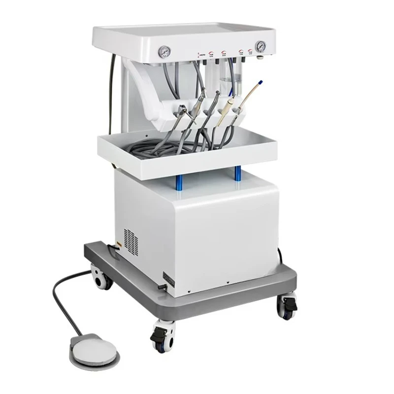 Dog Animal Tooth Treatment Turbo Trolley Mobile  Veterinary  Equipment Unit 550 Watts Metal