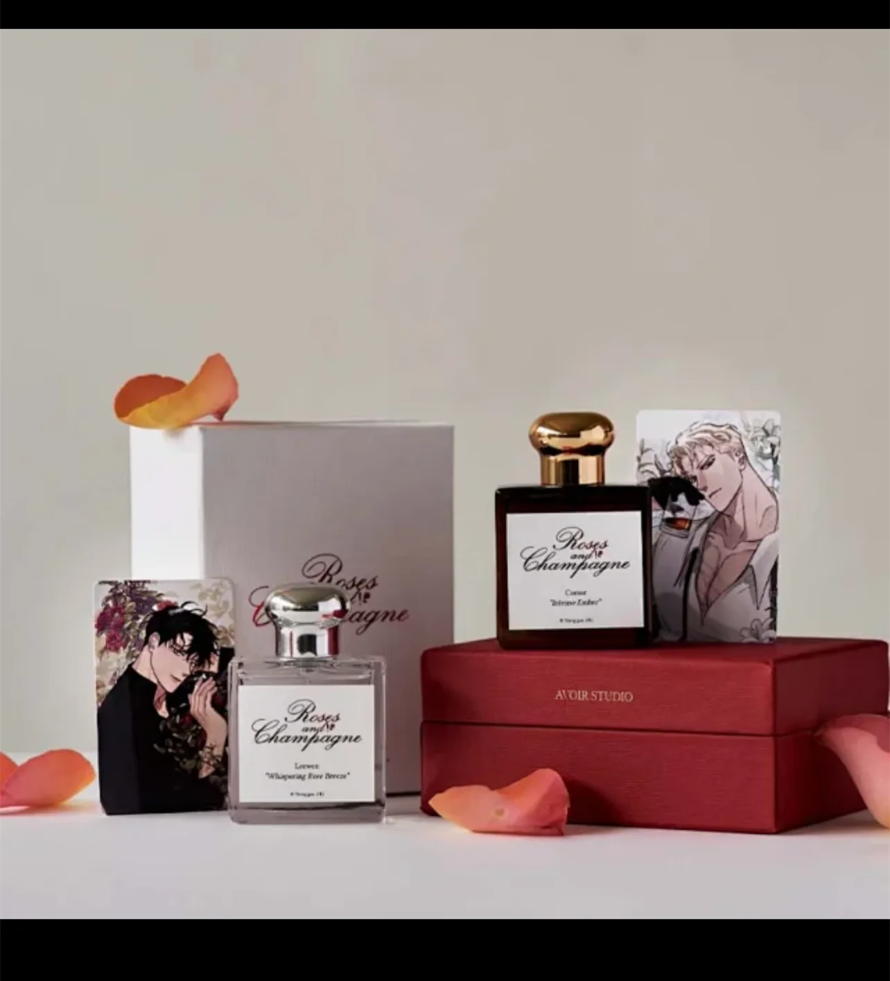 [Official Original]Korean Manga Rose and Champagne Manhwa Officia Original Rose and Champagne Manhwa 30ml With Cards