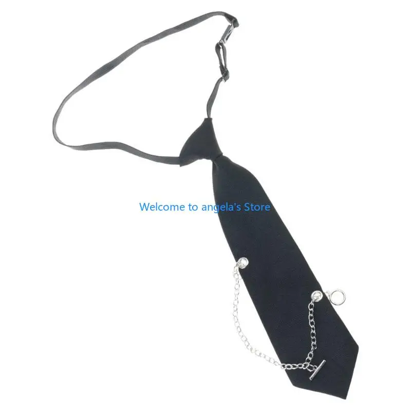 

X4YC практичная детская съемная металлическая цепочка из полиэстера с сердечком на шею, бижутерия, подарок для детей от 3 до 12