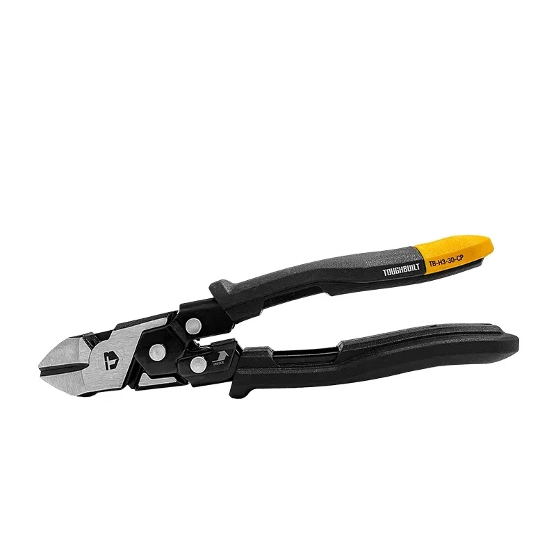 TOUGHBUILT TB-H3-30-CP 7-inch Labor-saving Diagonal Jaw Pliers with Reset Spring Hand Tools Toughbuilt Pliers Accessories