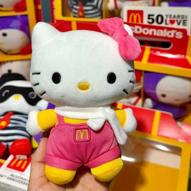 Muñeca genuina de la marca HelloKitty de edición limitada Co, muñeca MINISO Sanrio, lindo juguete de peluche de HelloKitty de dibujos animados, regalo de cumpleaños para niña