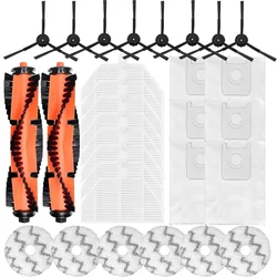 Per Roidmi EVA Robot di svuotamento autopulente aspirapolvere SDJ06RM filtro spazzola laterale principale Mop stracci sacchetti per la polvere pezzi di ricambio accessori