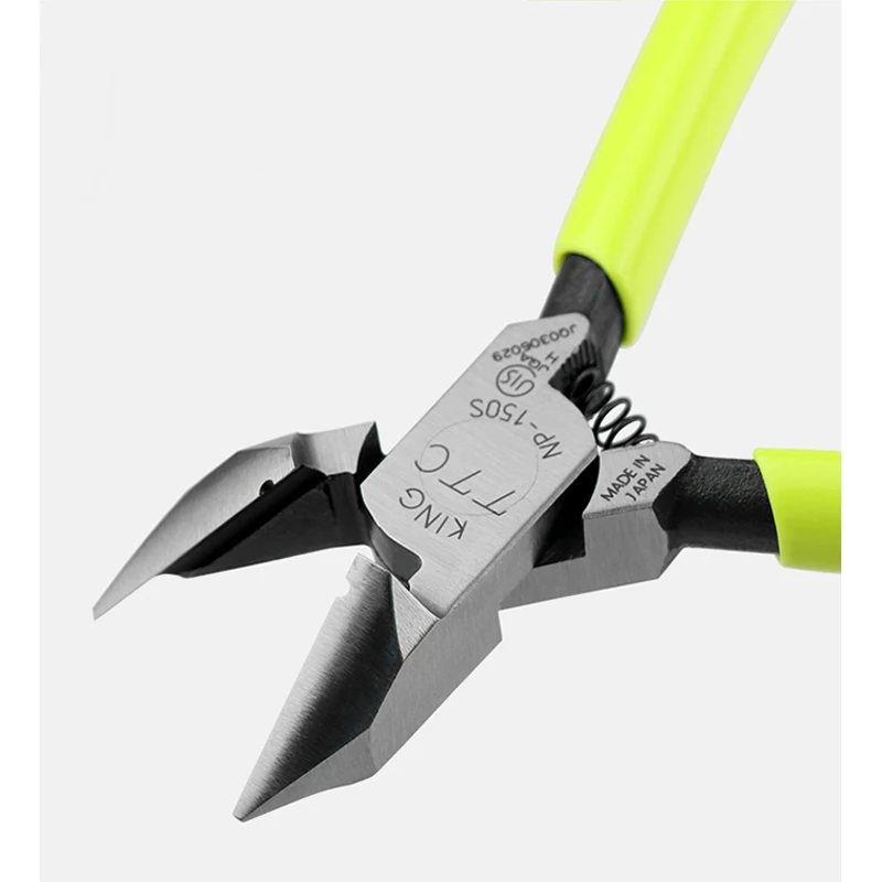 TSUNODA KING TTC Angled Edge Cutter Diagonal Cutting Pliers For Soft Wire Like Copper Electrican Tool  AN-150A|150B|MEN-115