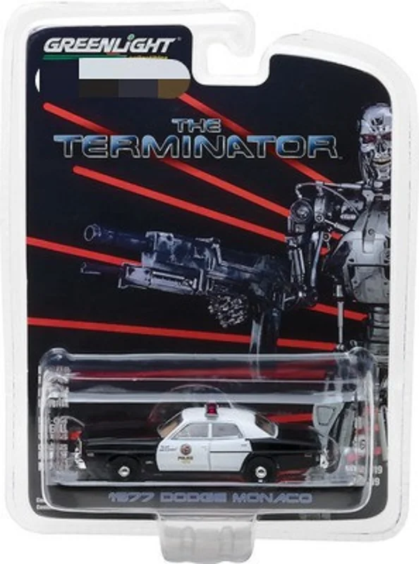 GreenLight 1:64 1977 dodge monaco Terminator  Toys Collection Metal Die-cast Simulation