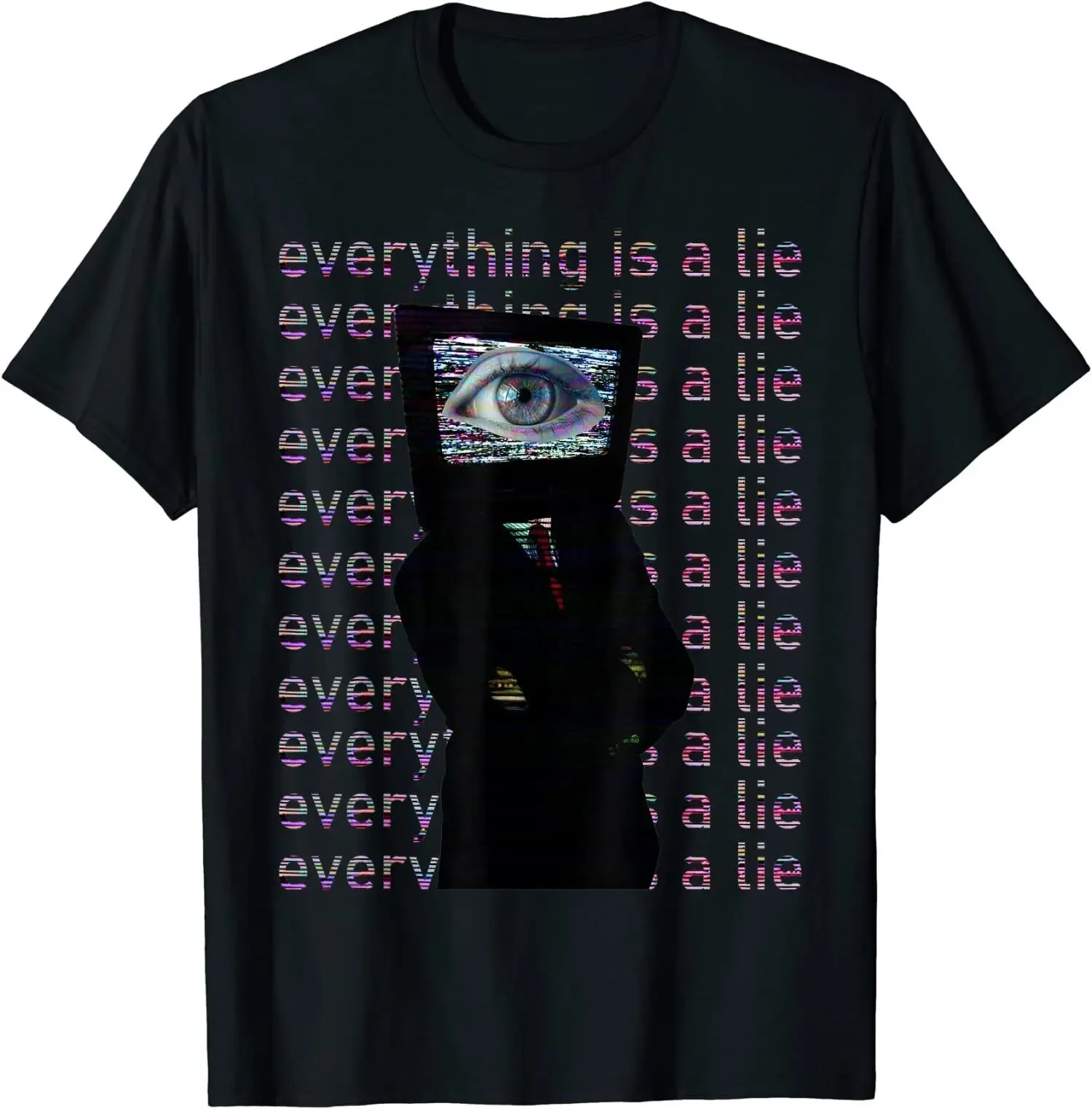 NEW LIMITED Weirdcore Aesthetic Tv Head Meme Art Dreamcore Graphic Tee S-3XL