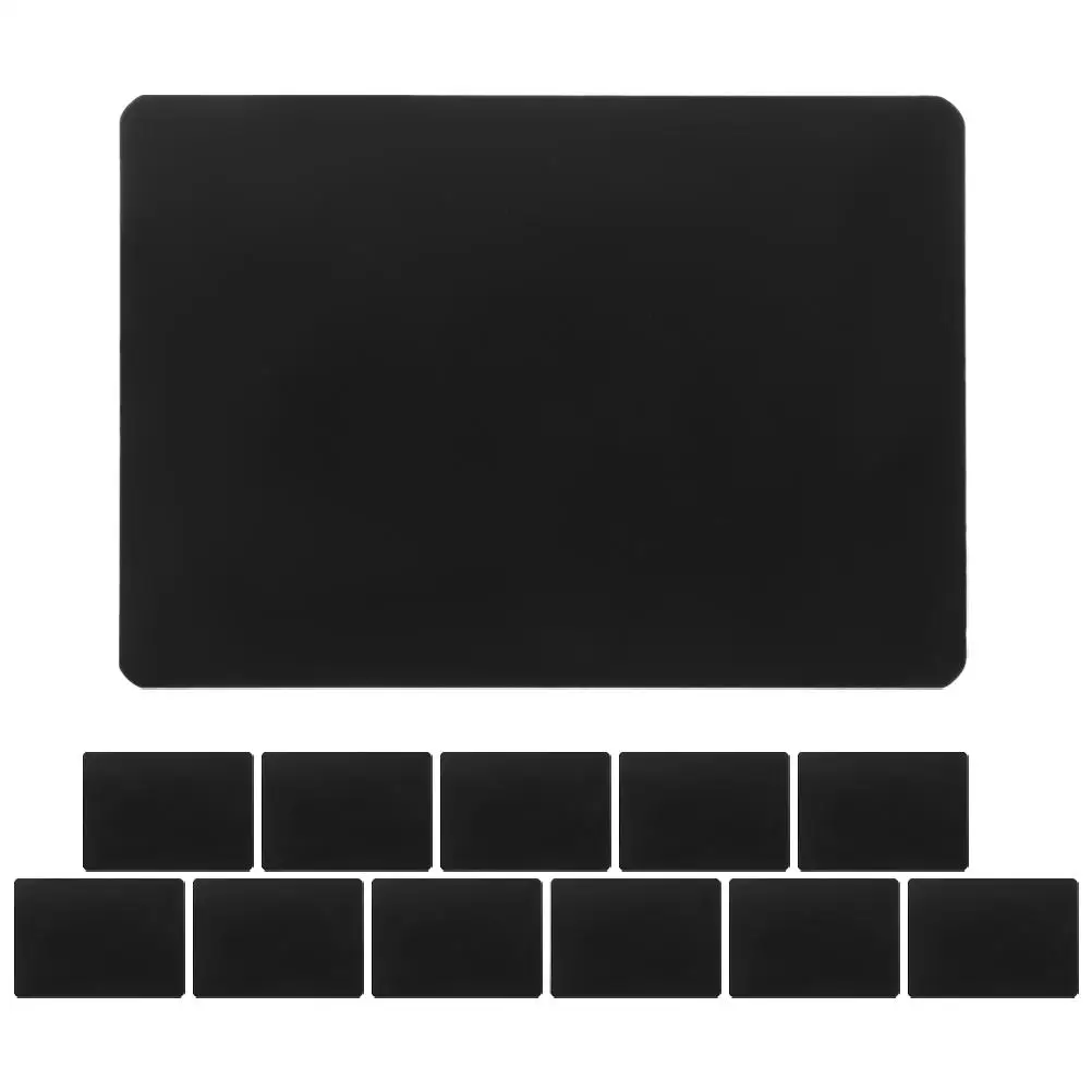 12 Pcs Price Tag Writing Board Snack Display Stand Abs Shelf Label Erasable Mini Chalkboard Sign Bulk Supermarket Promotional