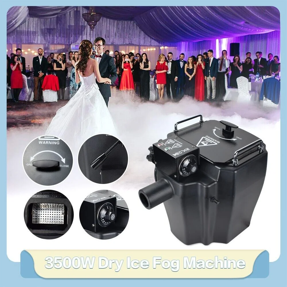 

Низкая машина для тумана мощностью 3500 Вт, машина для сухого льда для свадебной вечеринки, DJ-шоу