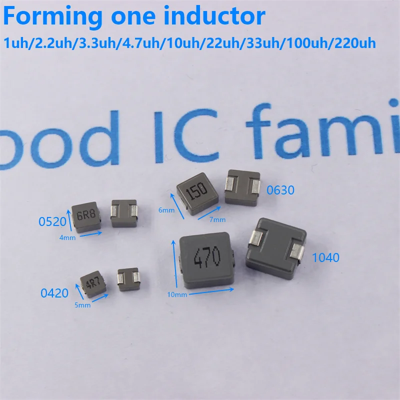 10PCS Integrated inductor Power smd inductor 0420 0530 0630 0650 1040  1UH 2.2UH 3.3UH 4.7UH 10UH 22UH 33UH 47UH 100UH 470 100
