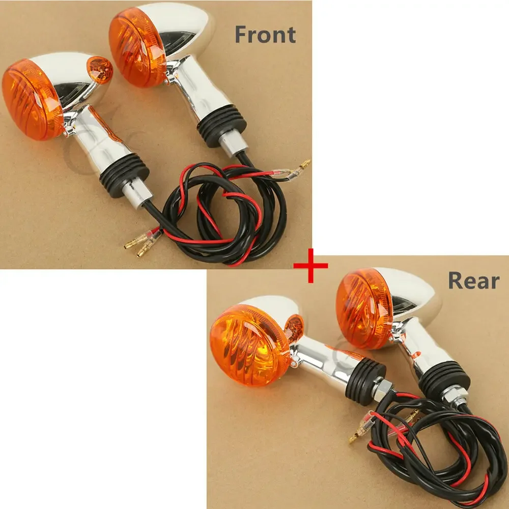 

Передний + задний Янтарный сигнал поворота, фонарь, подходит для SUZUKI выбрателя M109R VRZ1800 2006-2013 Chrome