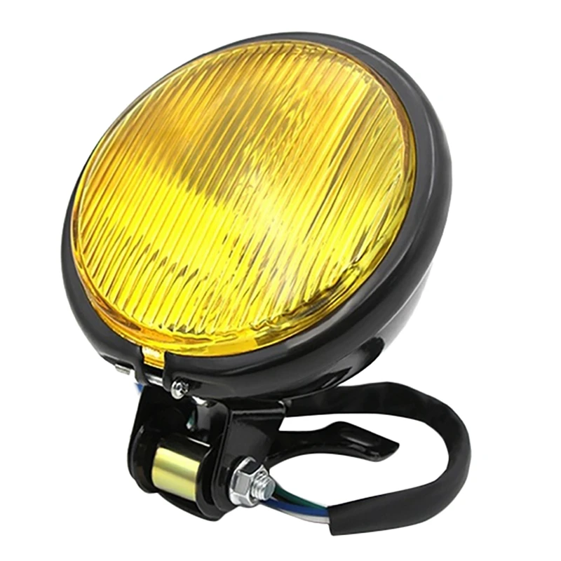 Faro delantero de 5 pulgadas para motocicleta, lámpara Retro, accesorios para motocicleta