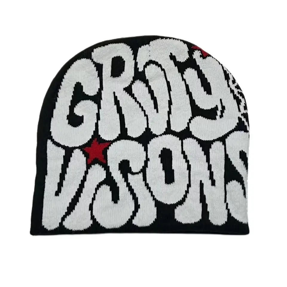Knitting Cap Men Women Paragraph Quality Beanie Cap Y2k Warm Fashion Hundred Take Ins New Net Red Design Sense Niche Cold Cap, image 2