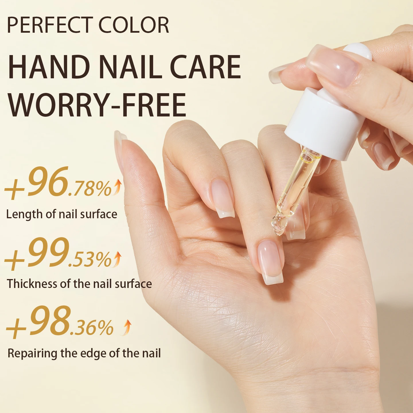 完璧な色のキューティクルオイル 爪用ネイル用品 2個/20ml ネイルオイル 爪強化オイル 家庭での日常使用に適しています