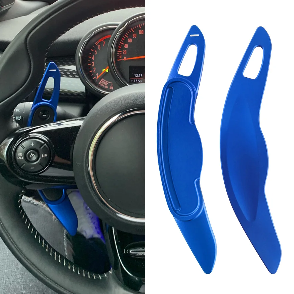 

2pcs Car Steering Wheel Shift Paddle DSG Extender Stickers For MINI MK3 F54 F55 F56 F57 F60 Cooper S ONE JCW CLUBMAN Accessories