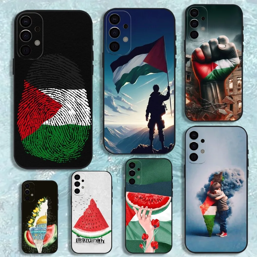 

P-Palestine-es-F-Flag Phone Case For Samsung S25,S24,S21,S22,S23,S30,Ultra,S20,Plus,Fe,Lite,Note,10,9,5G Black Cover