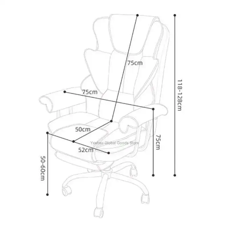 Роскошное офисное кресло в скандинавском стиле, удобное эргономичное кресло для отдыха, современное игровое кресло, эластичный удобный шезлонг, игровая мебель
