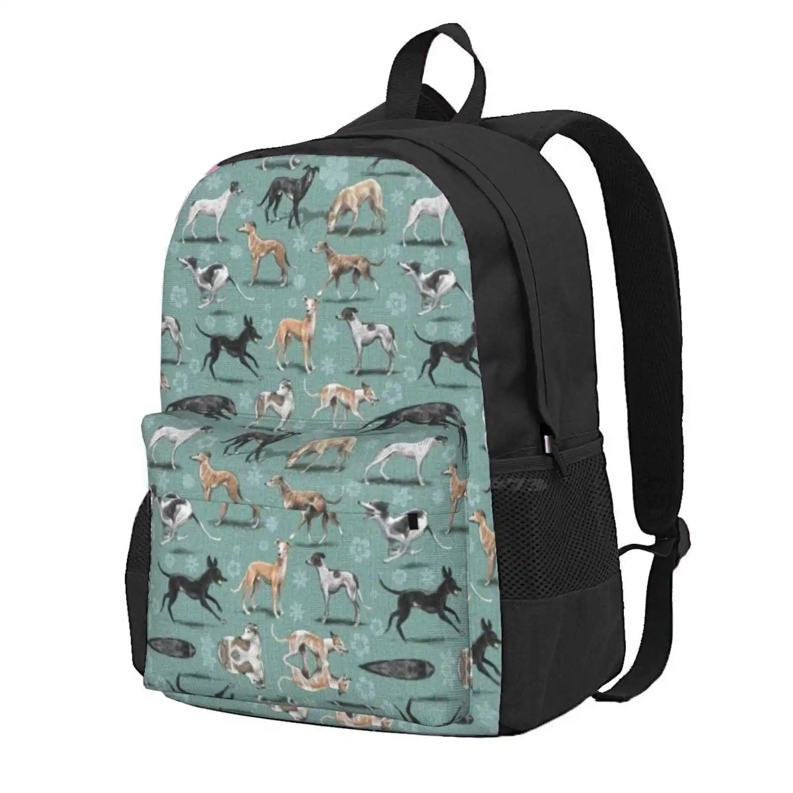 

The Greyhound Hot Sale Schoolbag Backpack Fashion Bags Lurcher Longdog Whippet Sighthound Staghound Windhund Windhound Galgo