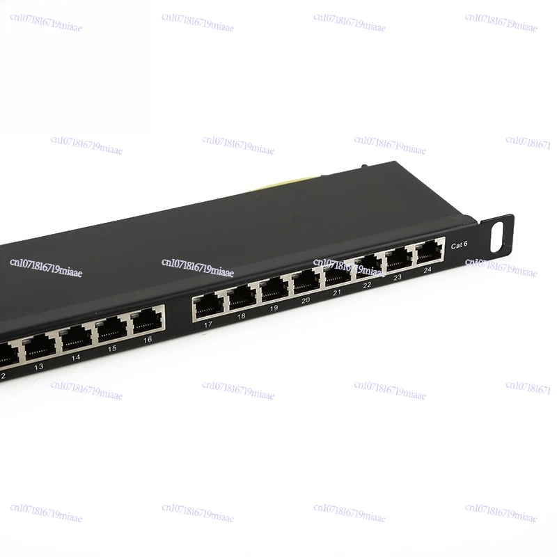 0.5U Patch Panel Cat5e Shielded Patch Panel Cat6 Network  with Light