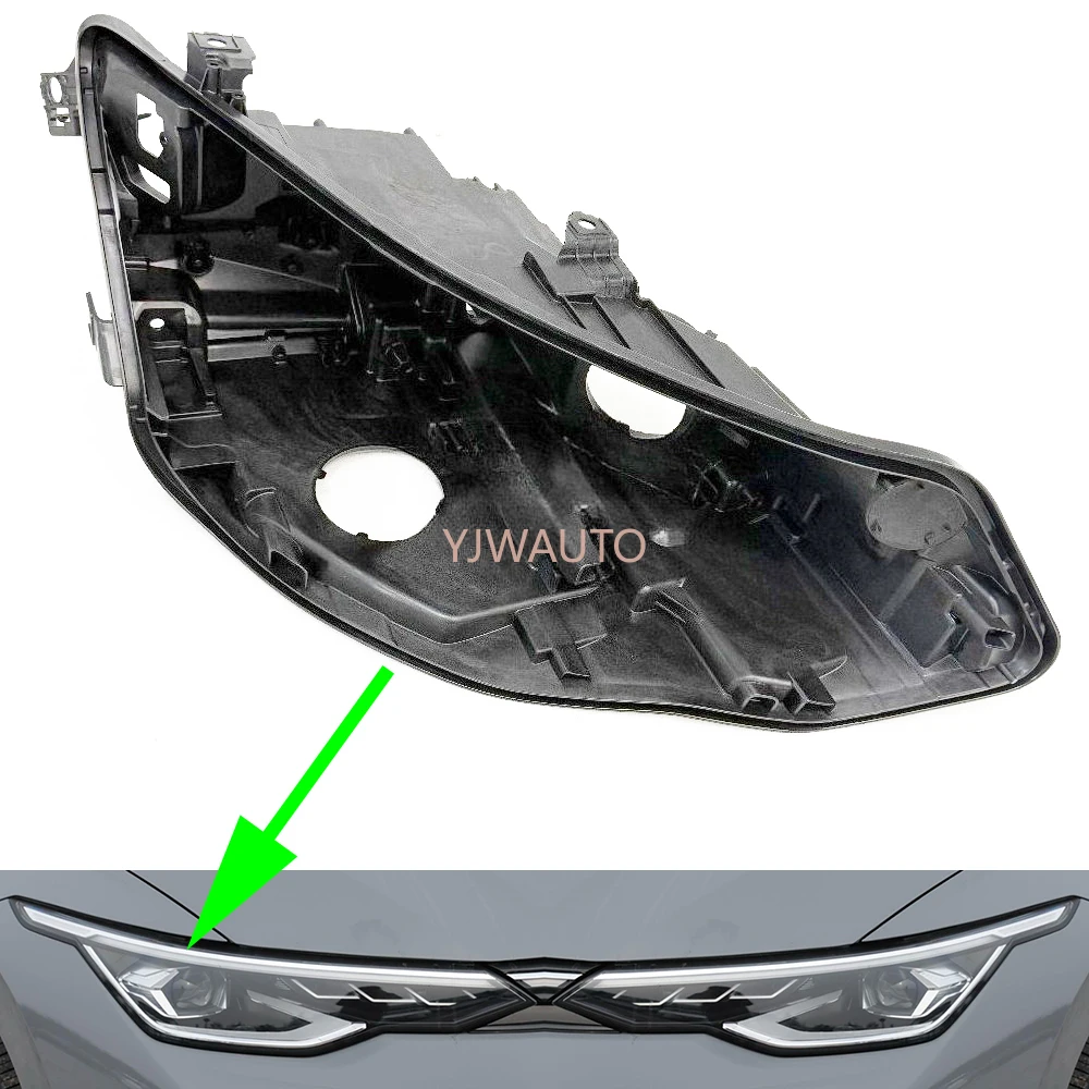 For VW Golf 8.5 2025 Headlamp House Car Headlight Base Replacement Front Lamp Holder Auto Light Back Support