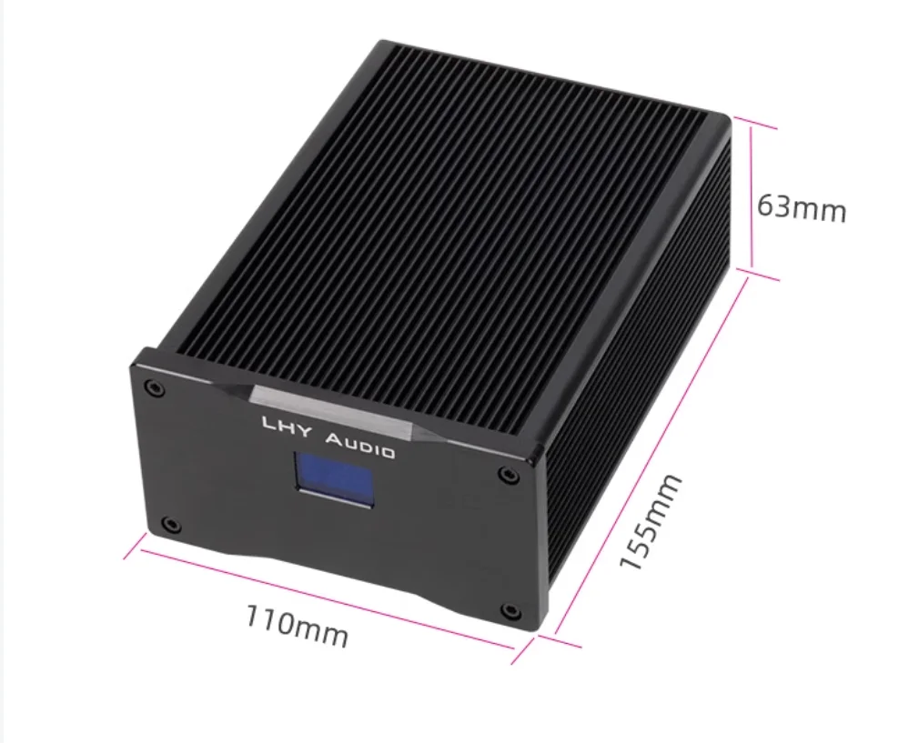 Purificador HiFi con puerto USB 3,0 LHY con filtrado de señal equilibrada y filtrado de ruido, fuente de alimentación lineal CC integrada para fiebre de 25W