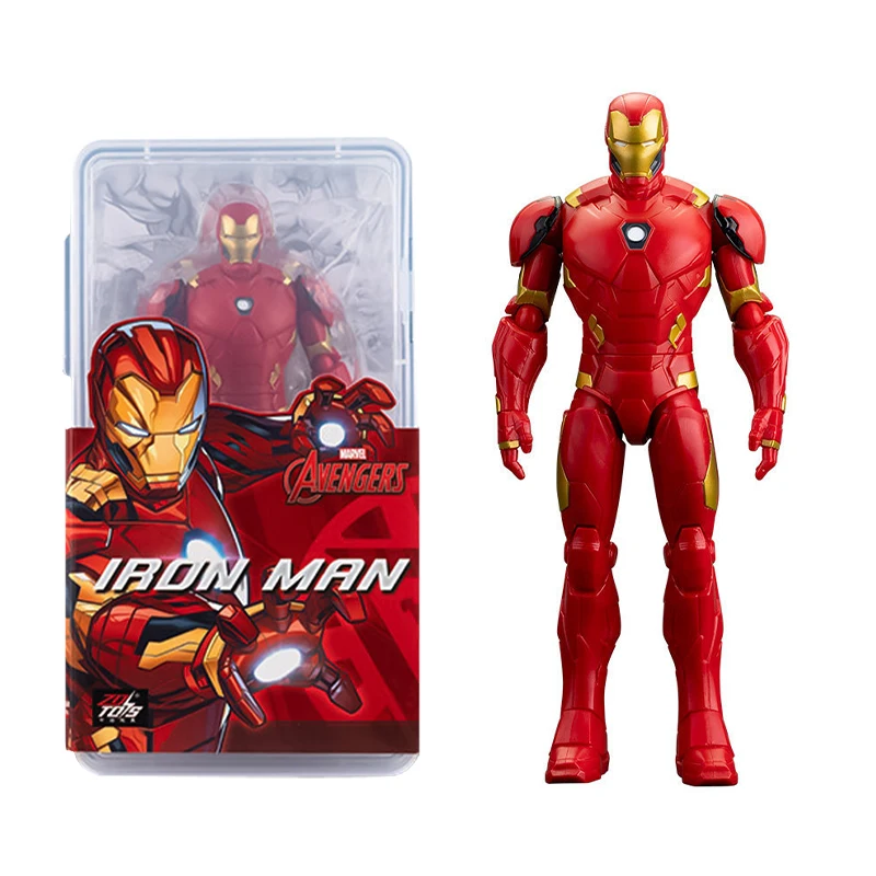 18cm Original ZDTDS Avengers Legends Figure Toy Spider America Captain Miles Morales Thanos Ghost Iron Man Mk Hulk Box Thor Doll - view 4