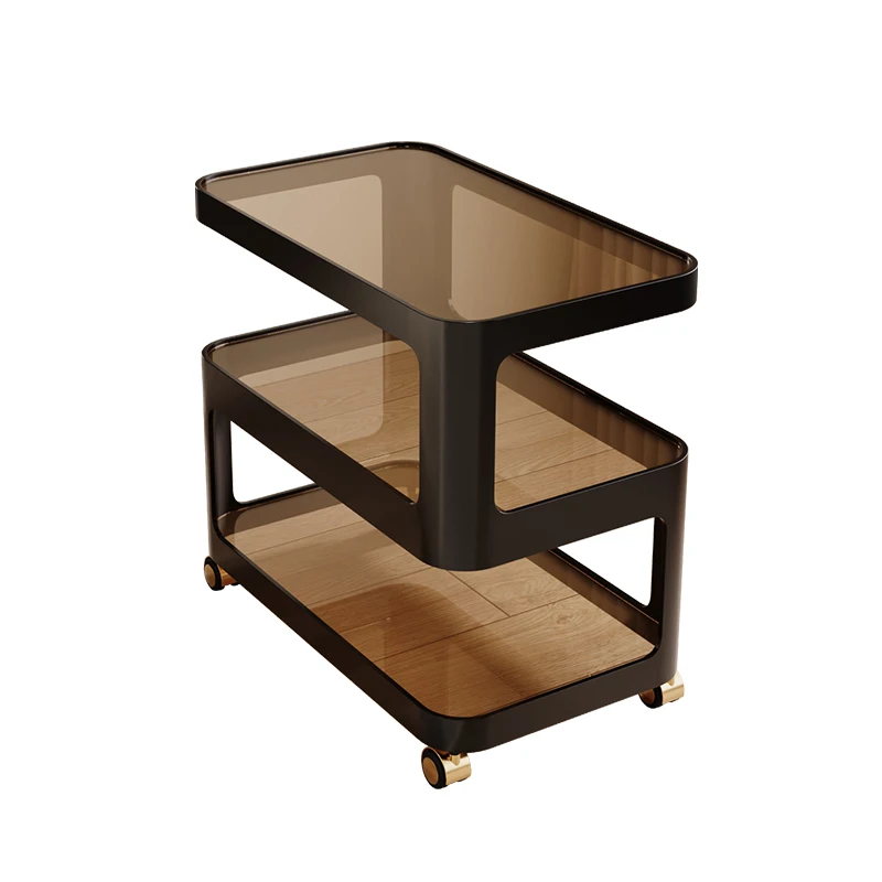 

Light luxury 2024 new removable coffee table sofa side table modern simple corner side cabinet living room household