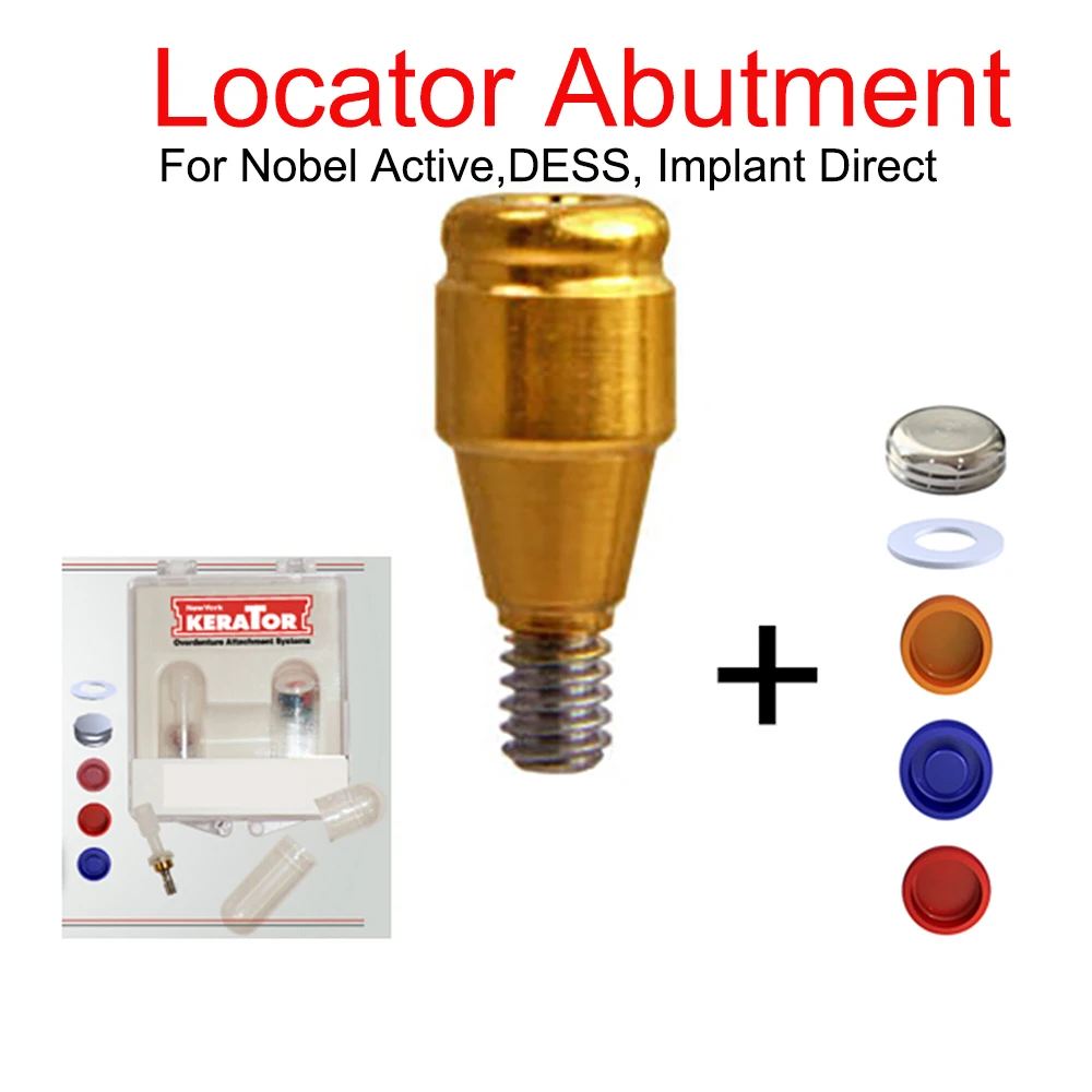 Nobel active Locator abutment Overdenture Attachment Kit Dentium  Implant accessories