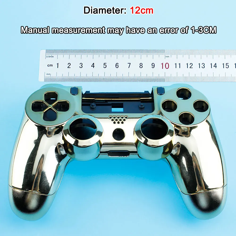 1 piece Replacement For PS4 5.0 Plating Handle metal shell Front Back Cover with inner frame JDM-050 055 JDS-050 055 Controller