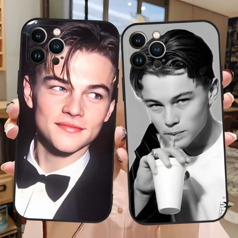 Leonardo DiCaprio Young Phone Case For Iphone 13ProMax 11 14 12 Pro Max Mini Xr X Xs 7 8 6 6s Plus Funda Shell Cover