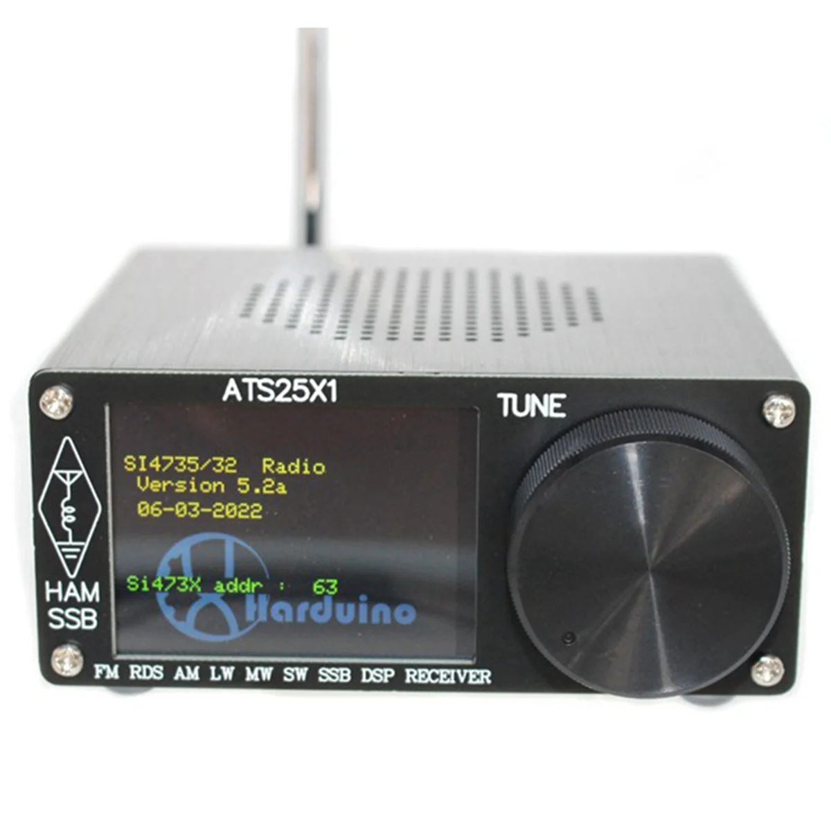 

A72Z ATS-25X1 Si4732 Chip All Band Radio Receiver FM/LW/MW/SSB SSB Receiver with 2.4inch Touch Screen ATS25X1