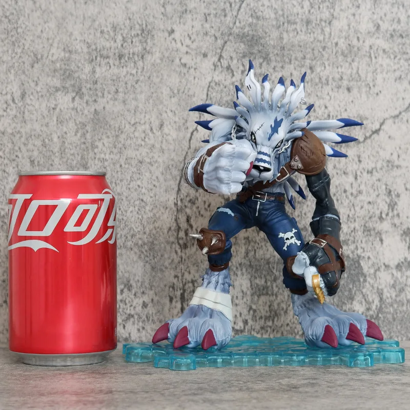 22cm Hot Digimon Adventure Anime Figurki Gk Garurumon Figurka akcji Pvc Figurka Statuetka Kolekcja Model Lalka Zabawka Prezenty Dla Chłopców