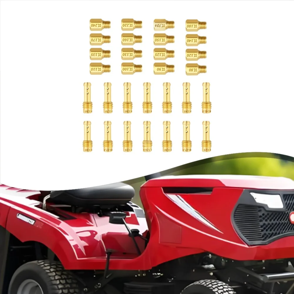 

30pc Fuel Injectors FOR MIKUNI VM18 VM20 VM22 VM24 VM26 VM28 VM30 VM32 VM34 VM36 VM44 Carburetor Round Main Carburetors Jets Kit