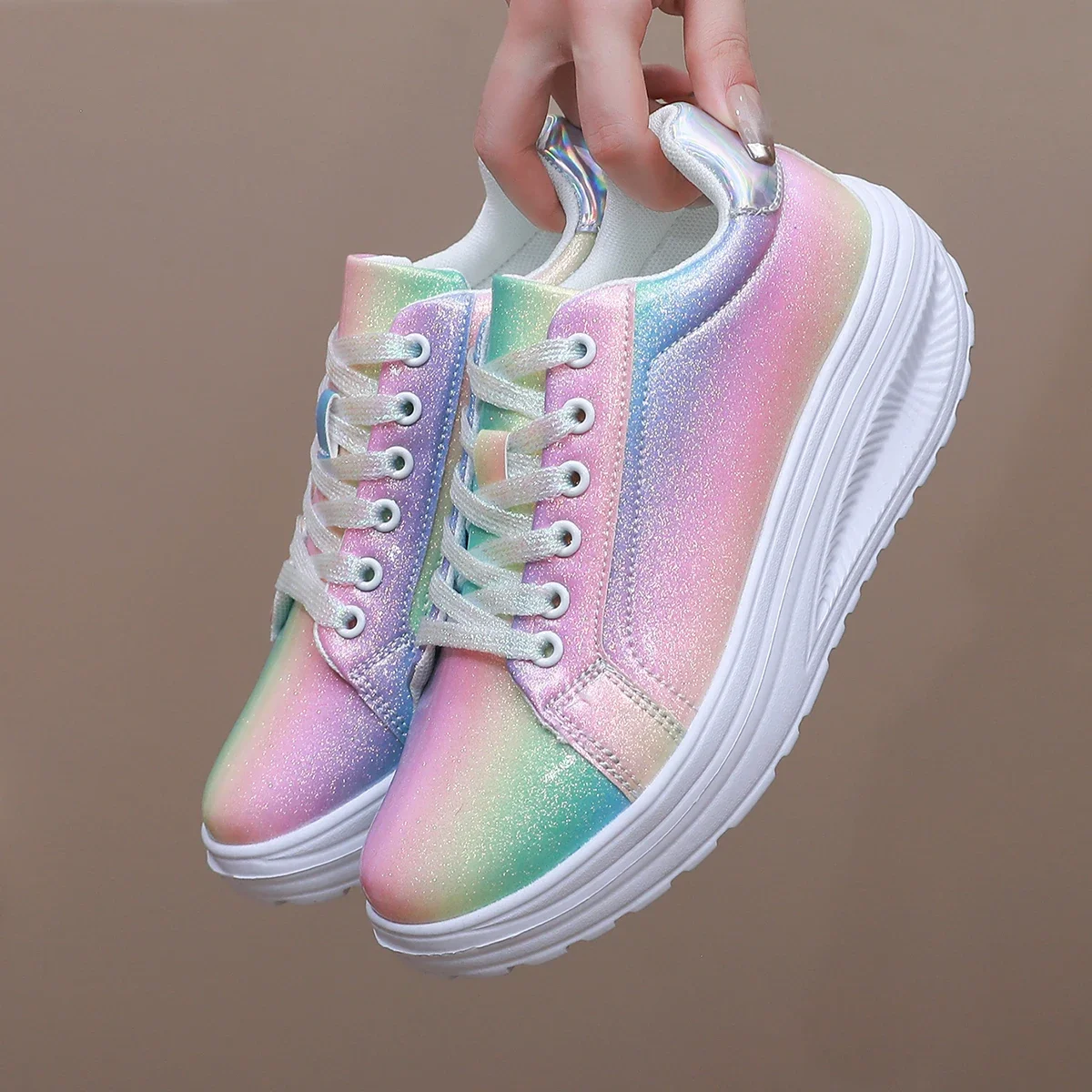 

Women Sneakers Shoes Fashion Women Vulcanized Shoes Lightweight Flats Shoes Women Walking Platform Plus Size Zapatillas Mujer